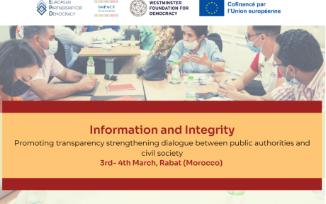 Supporting transparency strengthening dialogue between civil society and public authorities in Morocco