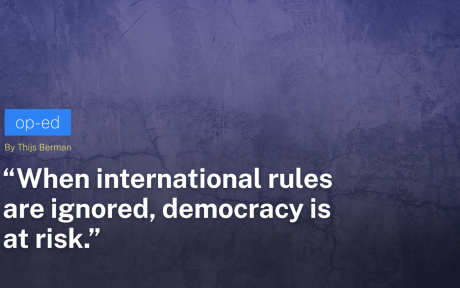When international rules are ignored, democracy is at risk.
