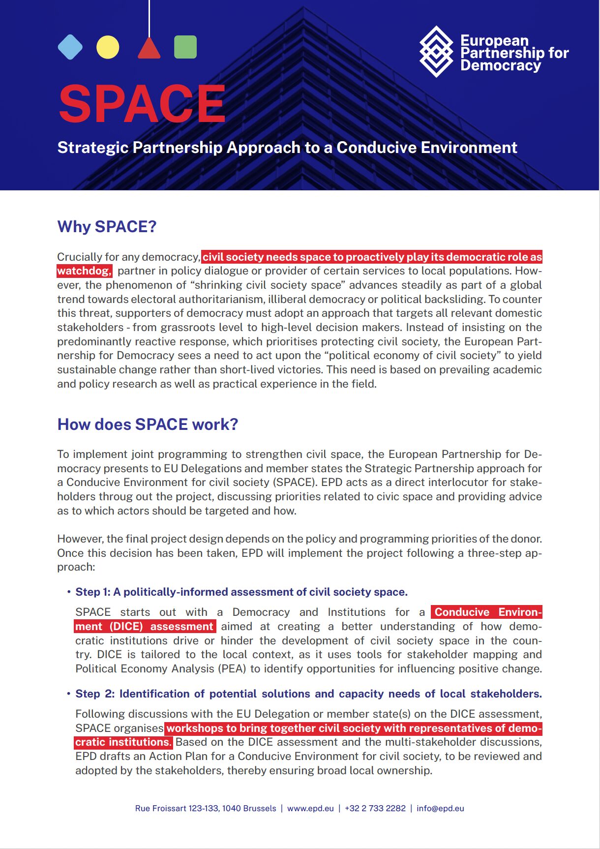 AHEAD approach brochure